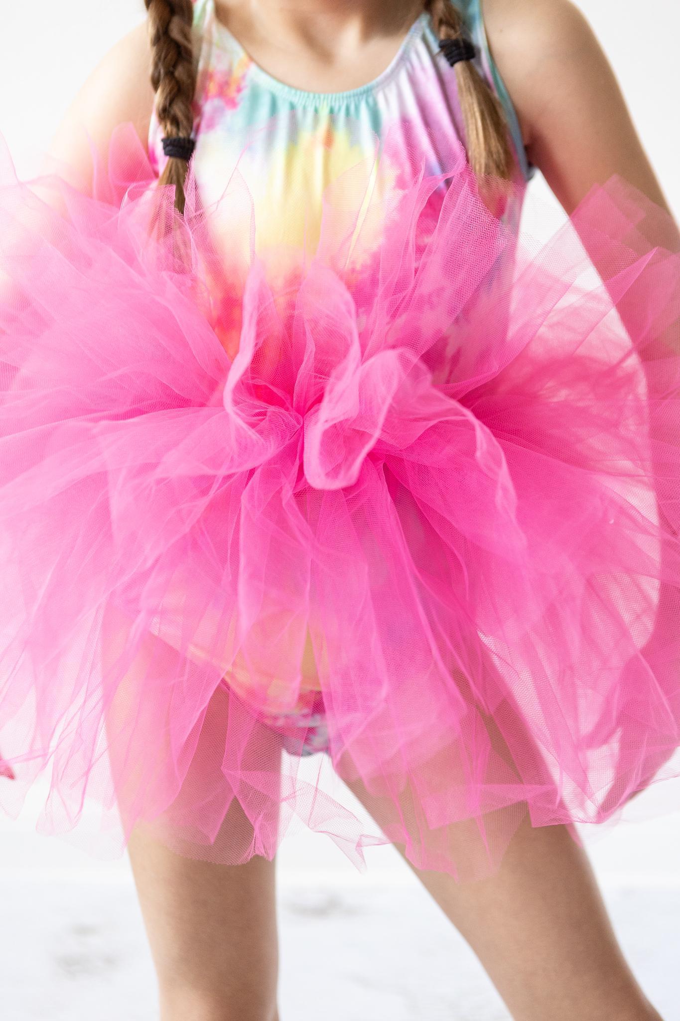 Bubblegum Pink S/S Flutter Sleeve Leotard - Mila & Rose ®