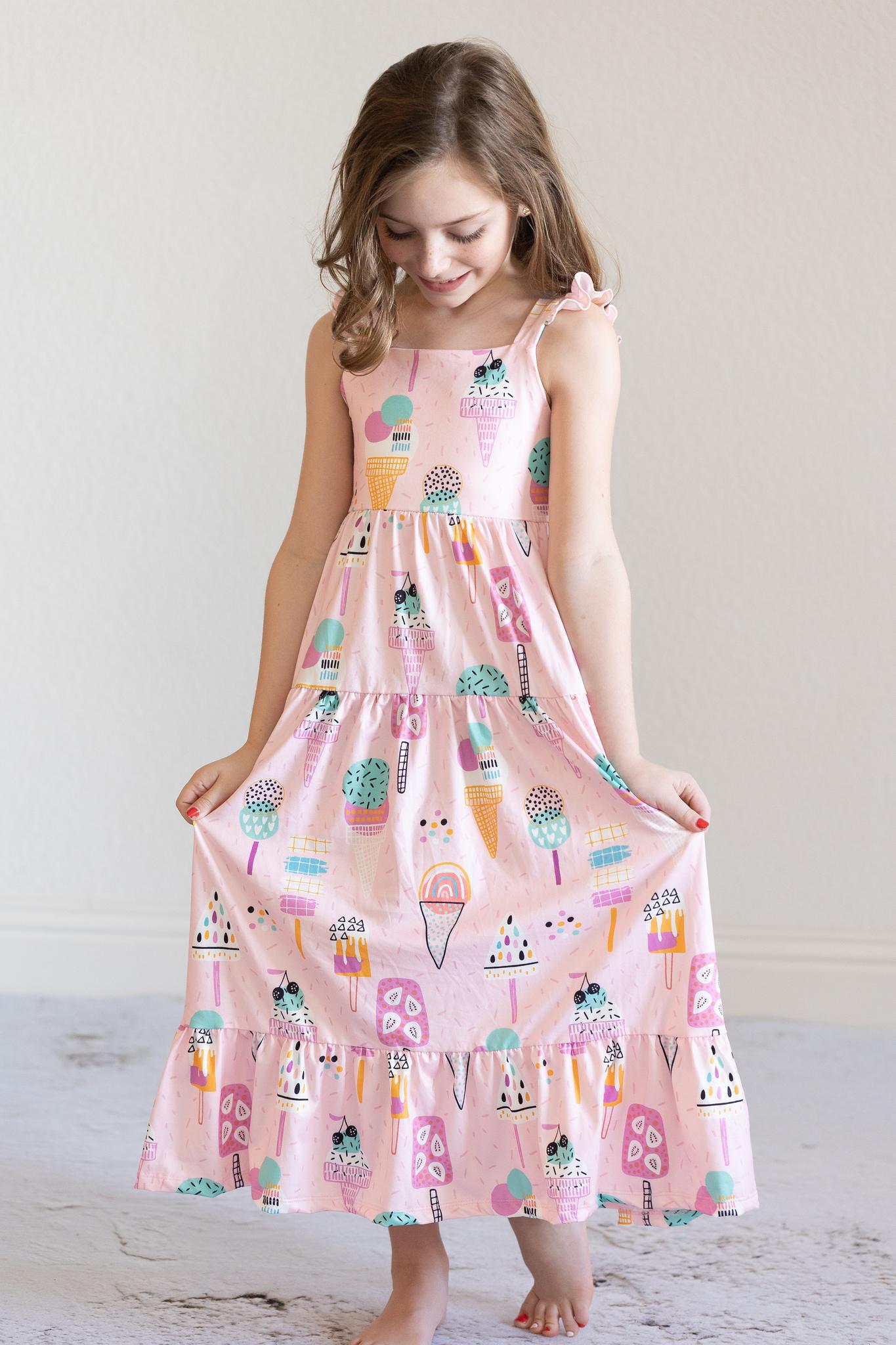 Maxi girl clearance dress