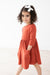 Pumpkin Spice Pocket Twirl Dress-Mila & Rose ®