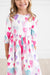 Light Hearted 3/4 Sleeve Pocket Twirl Dress-Mila & Rose ®