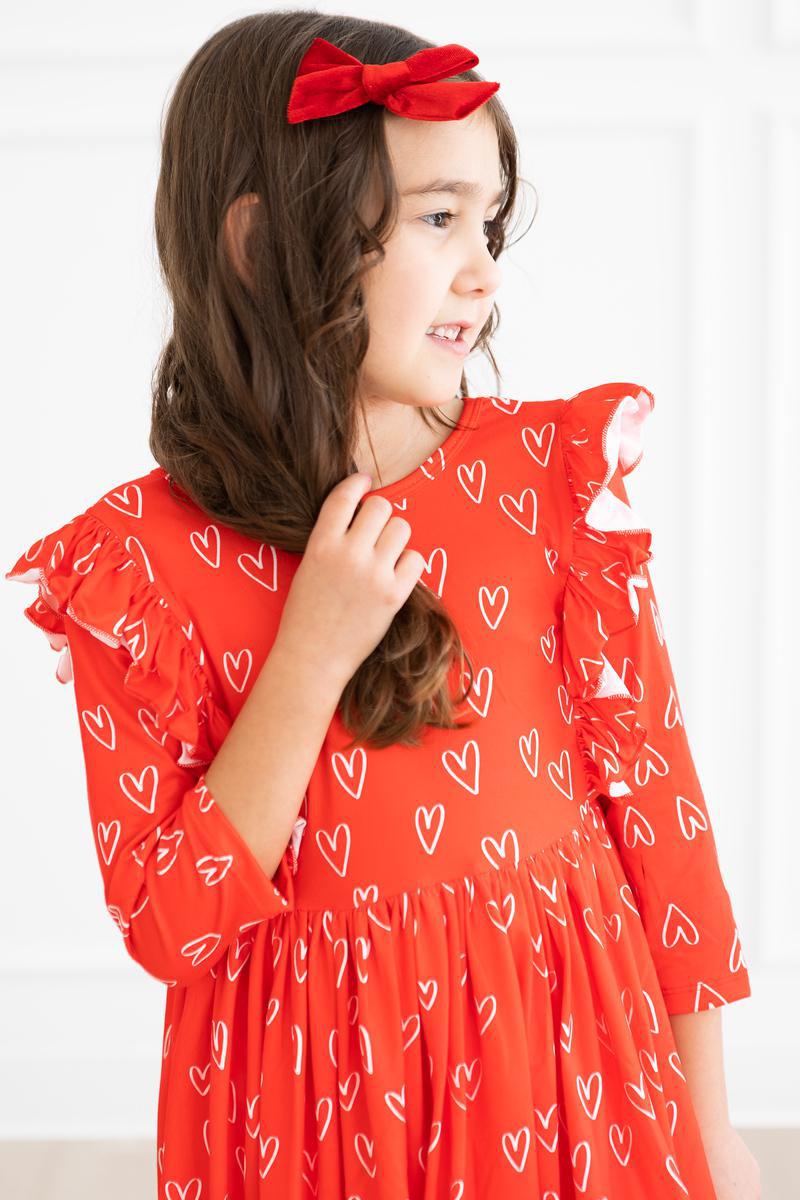 Girls hot sale valentines dress