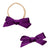 SALE Purple Velvet Bow-Mila & Rose ®